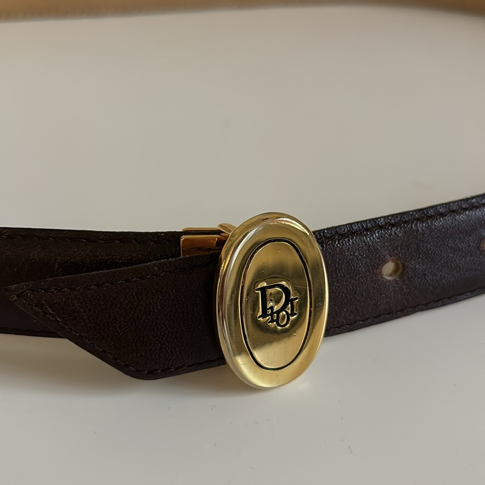 Vintage Christian Dior Belt - Genuine Aniline Cowhide